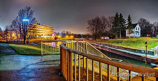 Rideau Canal At Night_P1030912-21.jpg - Photographed along the Rideau Canal Waterway at Smiths Falls, Ontario, Canada.